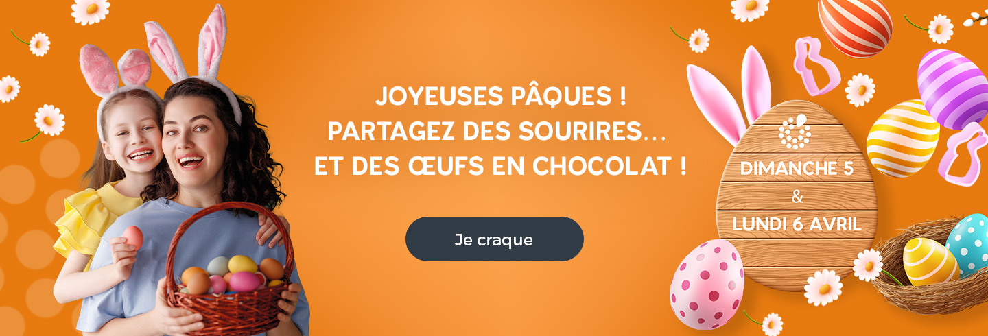 Joyeuses Pâques ! Partagez des sourires… et des œufs en chocolats ! 🍫
