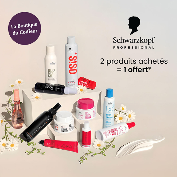 2 produits achetés = 1 offert